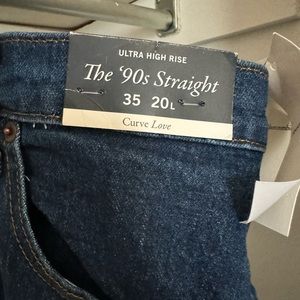 90’s Straight Ultra High Rise Curve Love